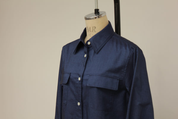 No.W010 FLAP POCKET OXFORD SHIRTS