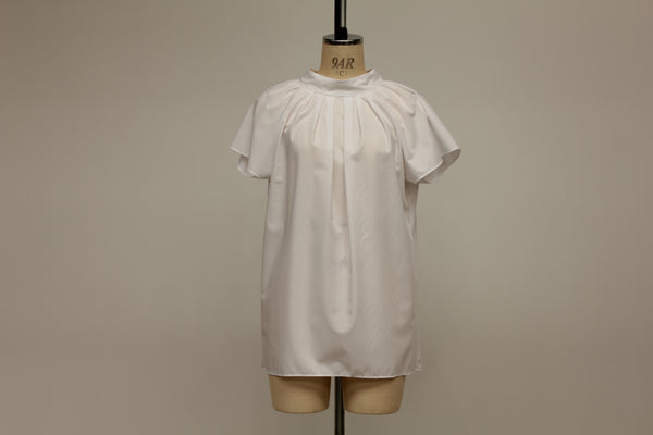 No.W013 BACK RIBBON BLOUSE