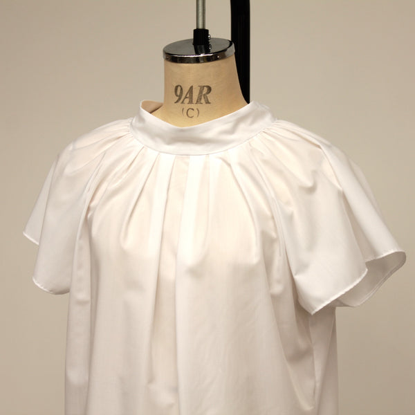 No.W013 BACK RIBBON BLOUSE