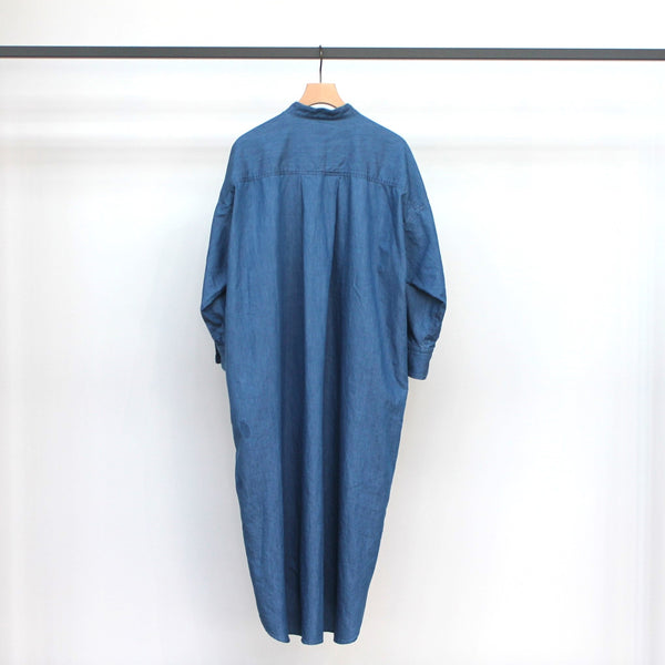 No.W023 COMFORTABLE DENIM SHIRT DRESS