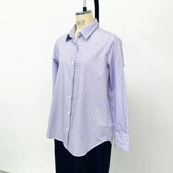 No.W019 GINGHAM COTTON SHIRTS