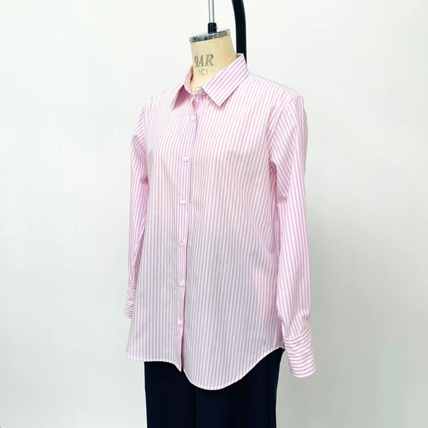 No.W020 STRIPE COTTON SHIRTS